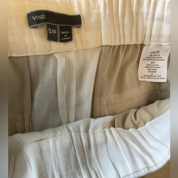 Vince linen paper bag pant - Picture 3 of 3